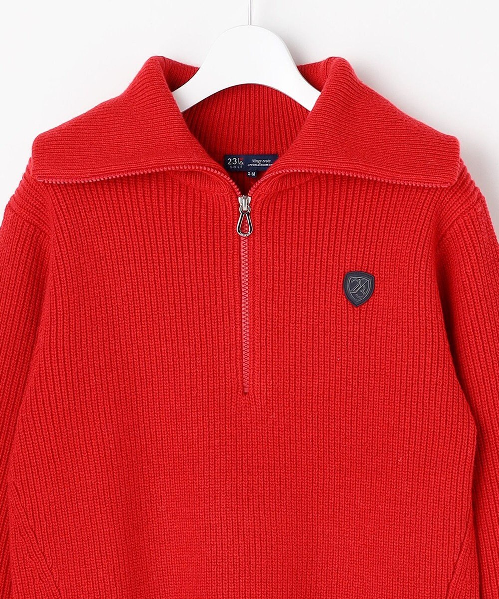 23区GOLF 【WOMEN】ウイングカラーニット 