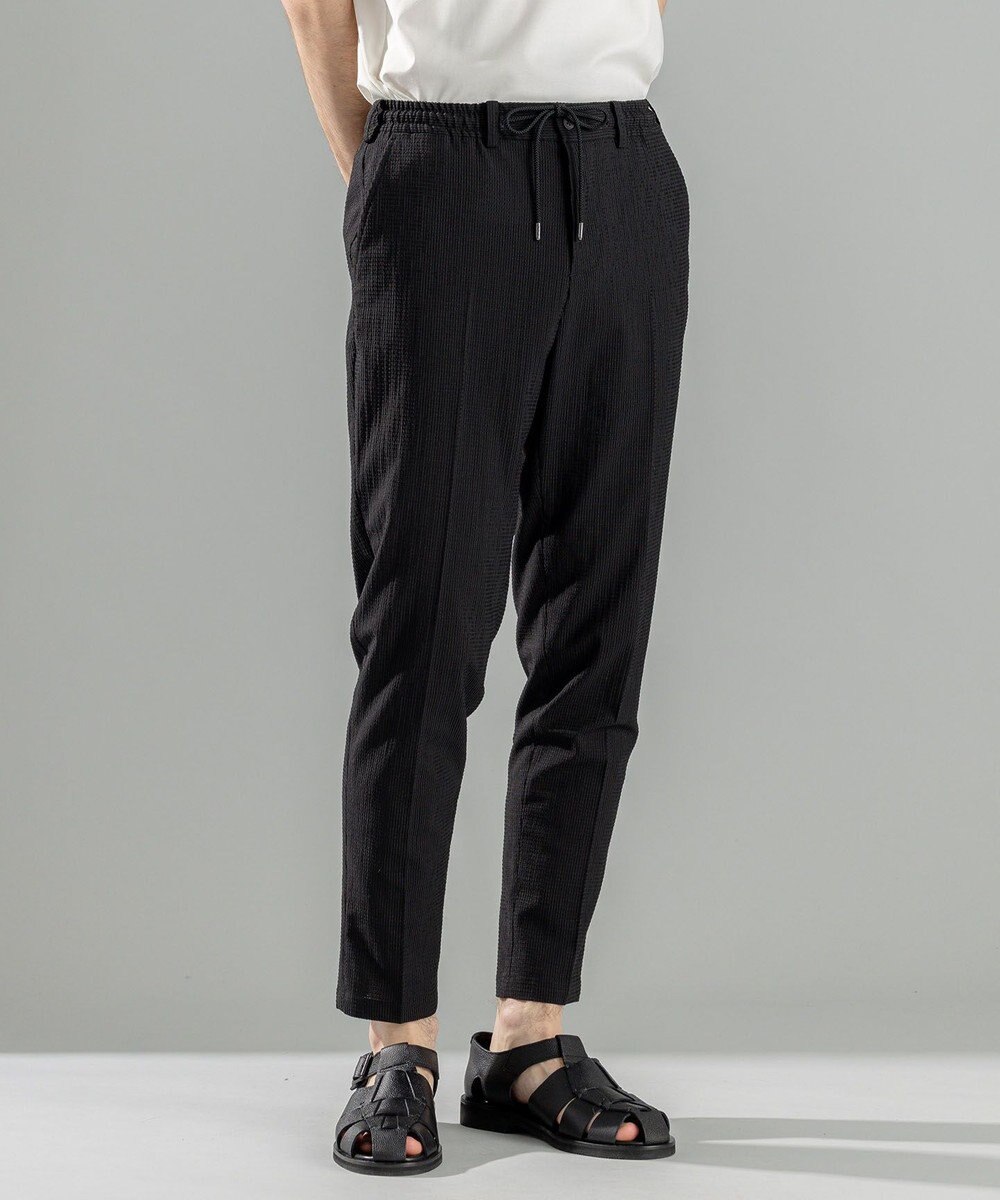 JOSEPH HOMME ＜新色追加＞新素材【通気性/ストレッチ】トリコサッカーストレッチ ドロスト付テーパードパンツ /  PEGG CONVERTIBLE 