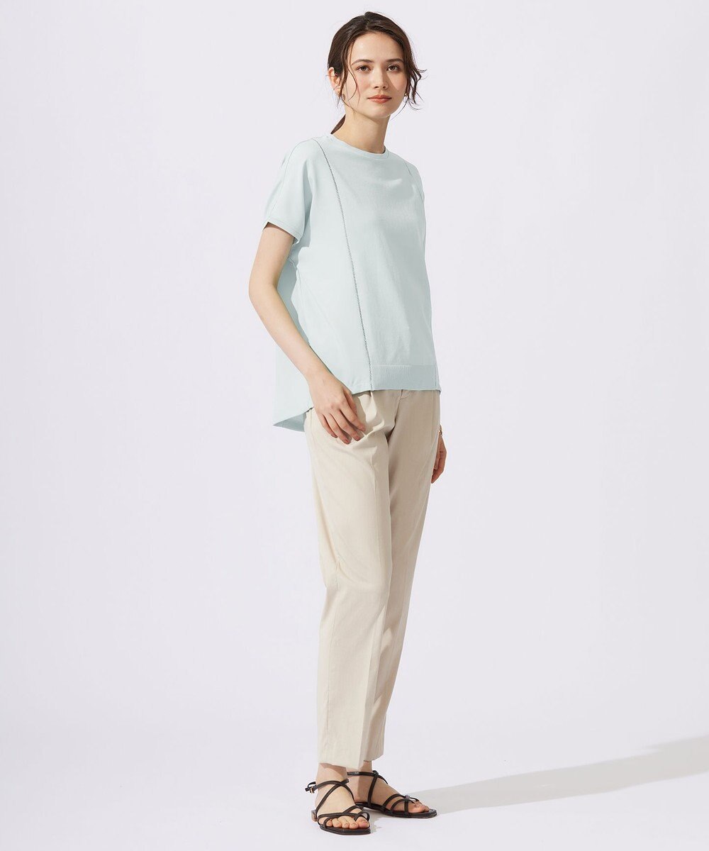 自由区 L 【洗える】ハイブリットレーヨンアムンゼン ブラウス 