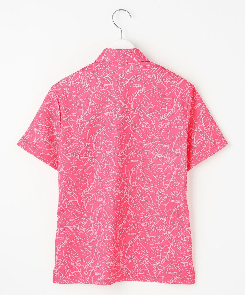 23区GOLF 【WOMEN】遮熱エイトムーブ リーフポロシャツ 