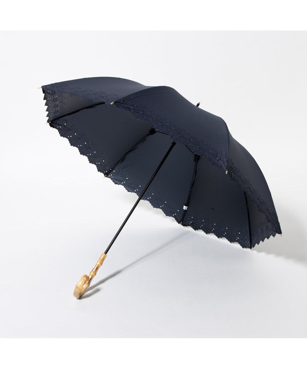UNBILLION cache nez / フラワーボーラー刺繍ショートパラソル 