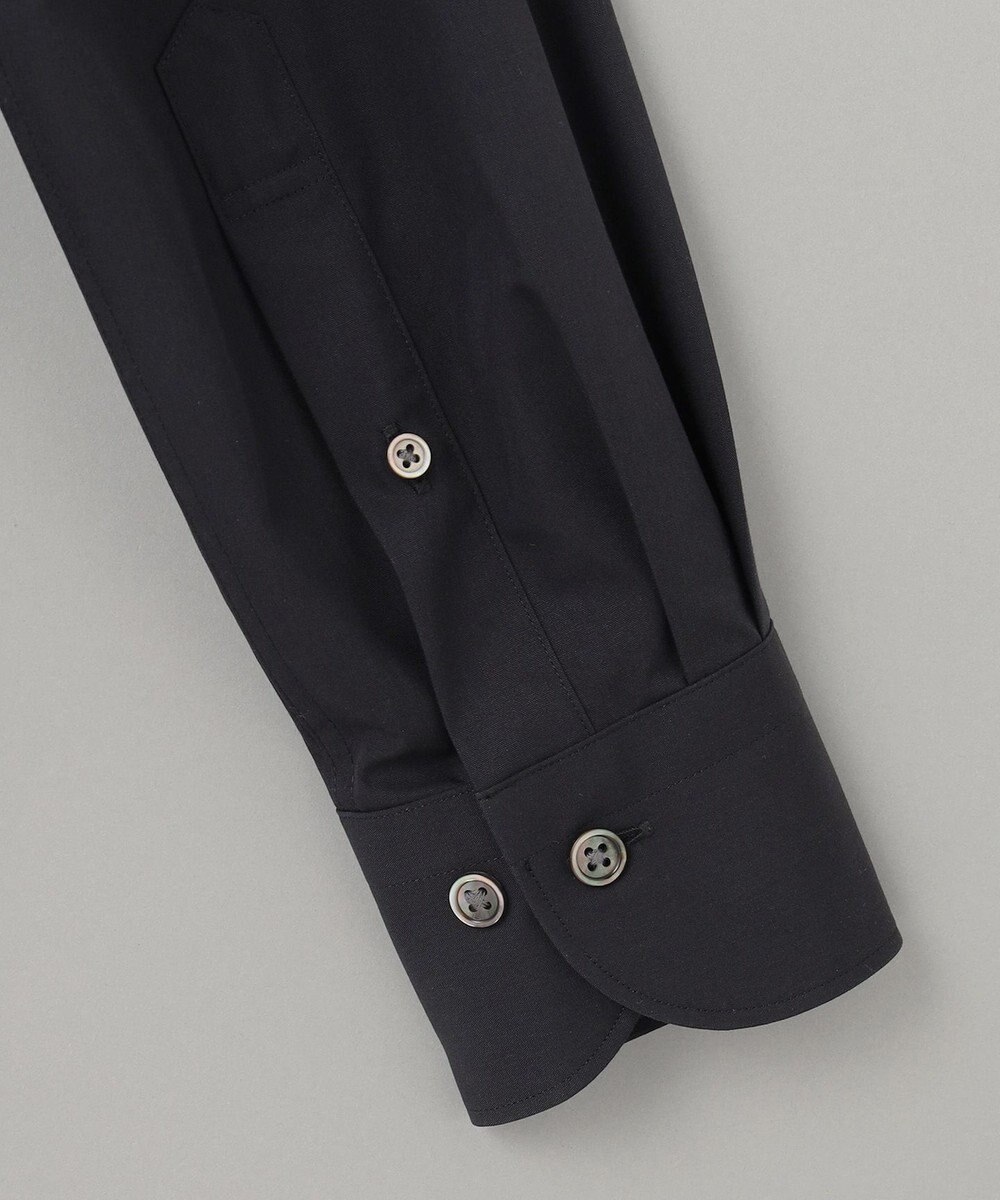 GOTAIRIKU 【形態安定】PREMIUMPLEATS_レギュラーカラー 通年ドレスシャツ（ブラック） 