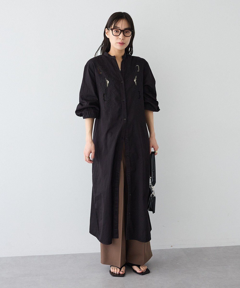 CRAFT STANDARD BOUTIQUE インド製 カットワークシシュウワンピース 