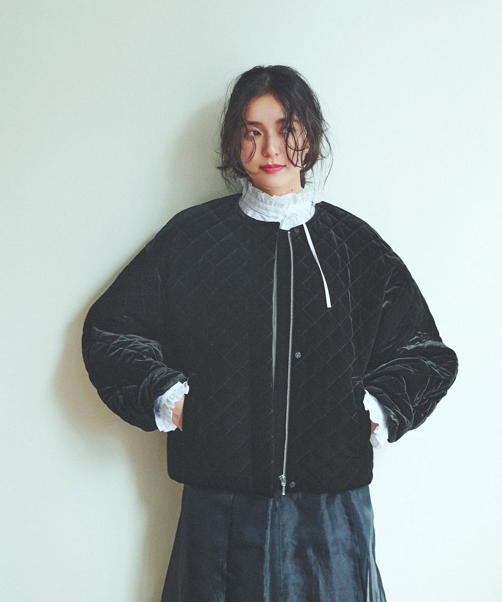 #Newans フリルカラーノーブルブラウス 