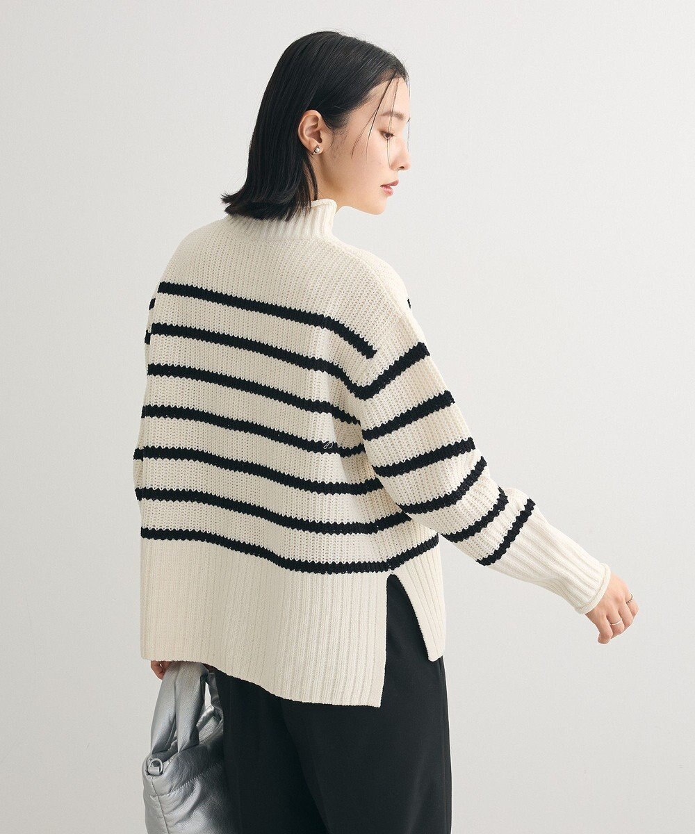 Green Parks ｍｏｋｏモールモックネックニットプルオーバー 