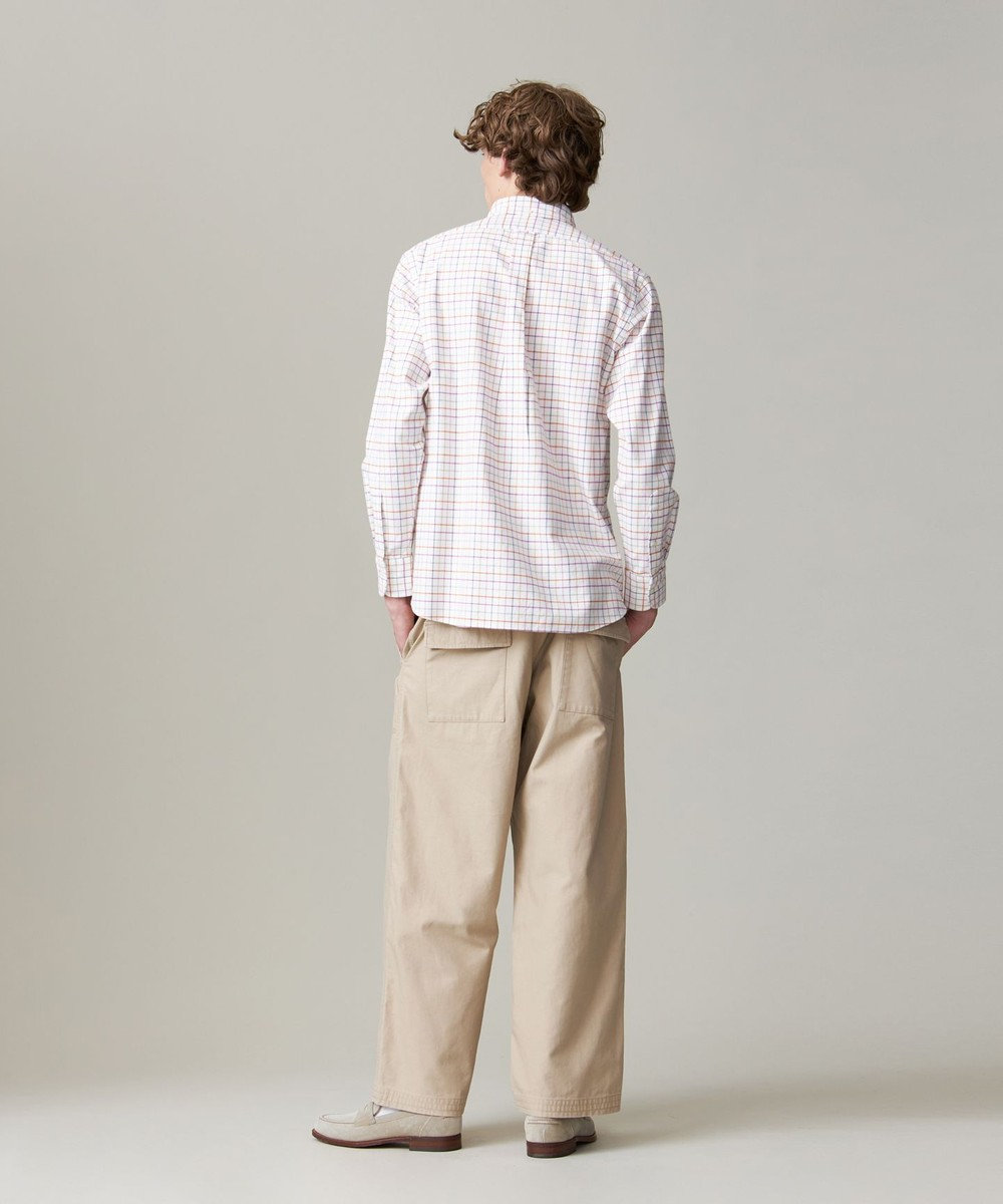 J.PRESS MEN ストレッチ コットンネルシャツ 