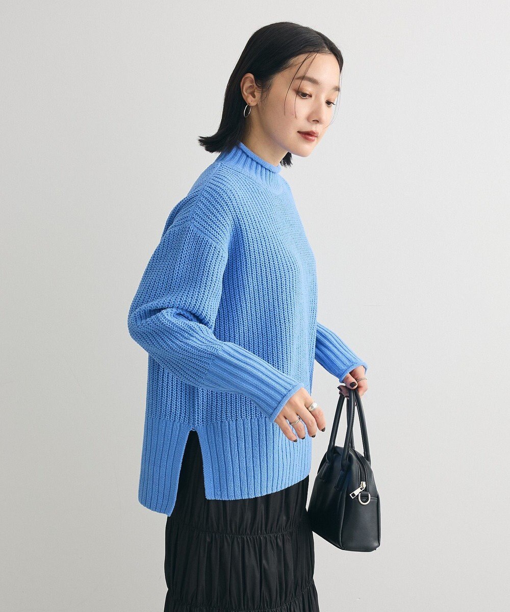 Green Parks ｍｏｋｏモールモックネックニットプルオーバー 