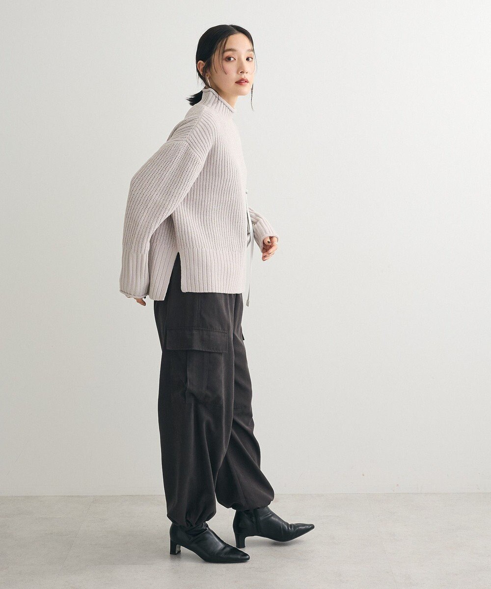 Green Parks ｍｏｋｏモールモックネックニットプルオーバー 