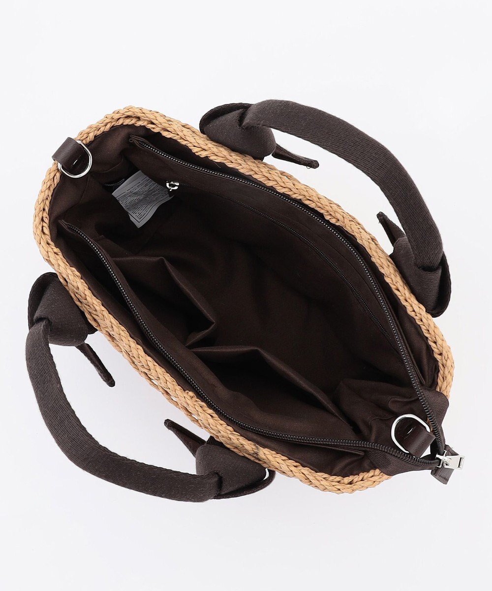 LA BAGAGERIE 【MONICA】リボンハンドル2WAYかごバッグ 