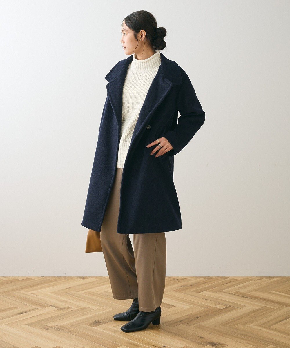 Green Parks ｍｏｋｏモールモックネックニットプルオーバー 