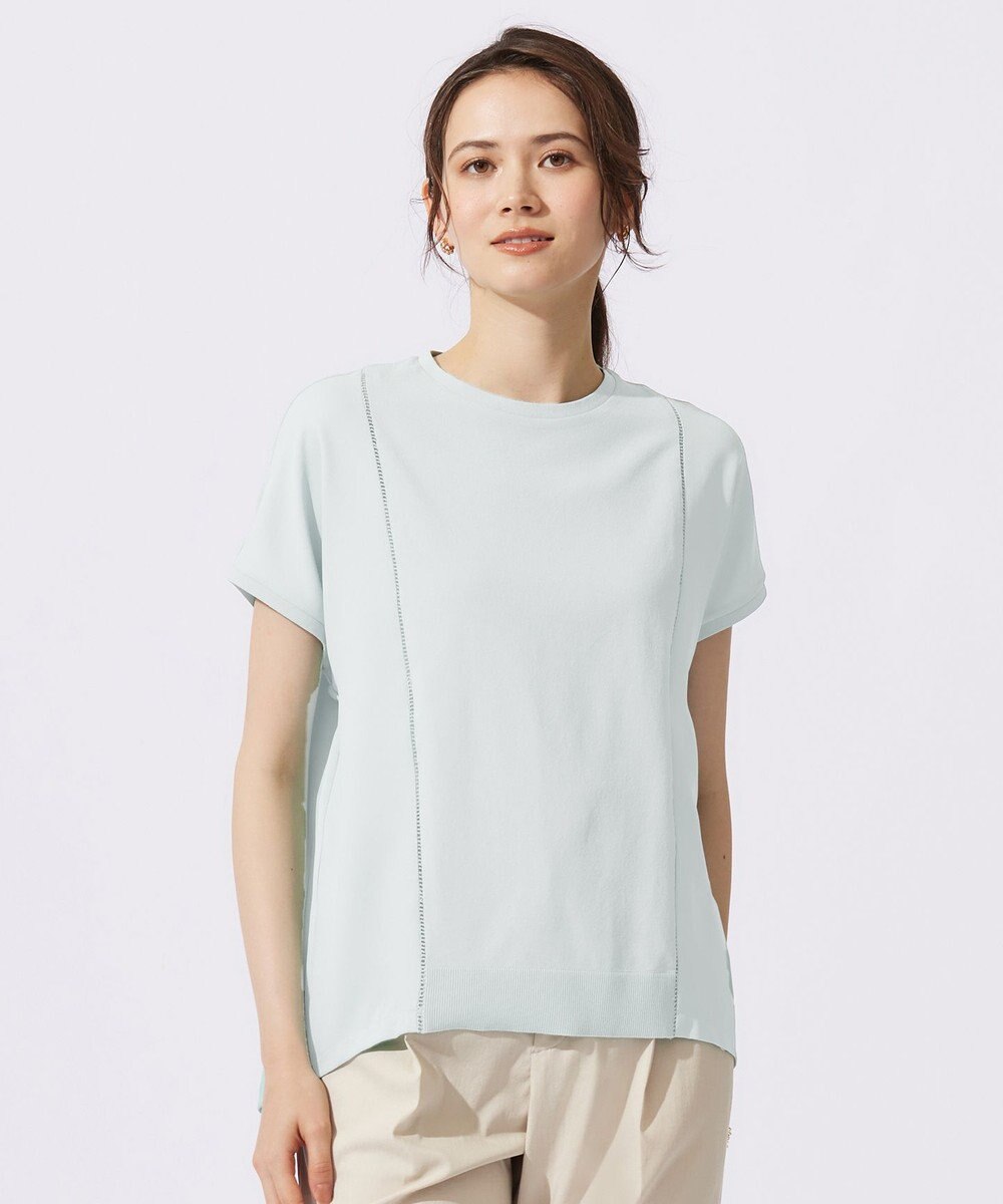 自由区 L 【洗える】ハイブリットレーヨンアムンゼン ブラウス 