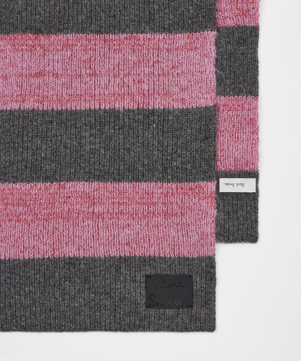 Paul Smith ブロック ストライプ マフラー 