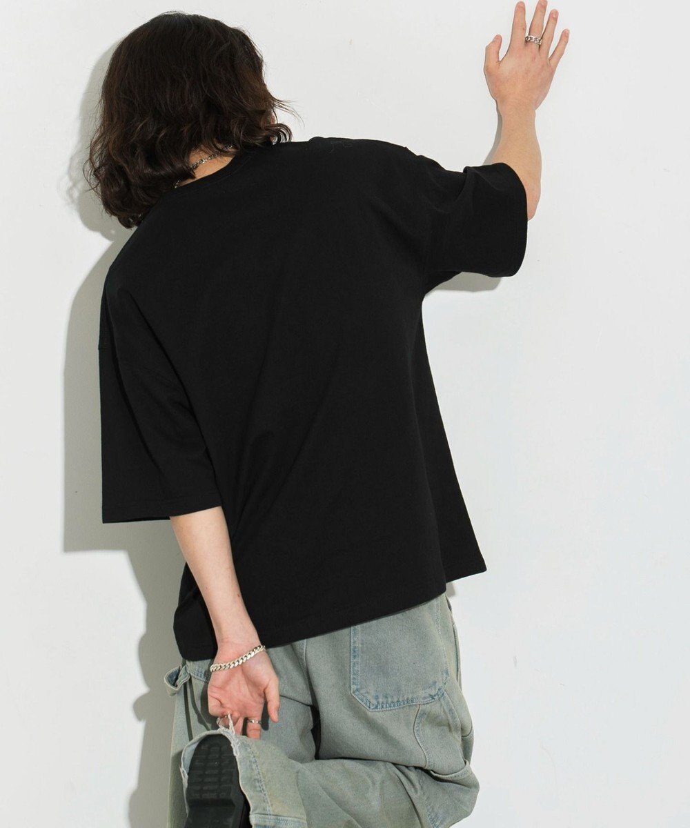 WEGO 【ユニセックス着用ITEM/ネックレス付き】アクセ付きグラフィックT（S） 