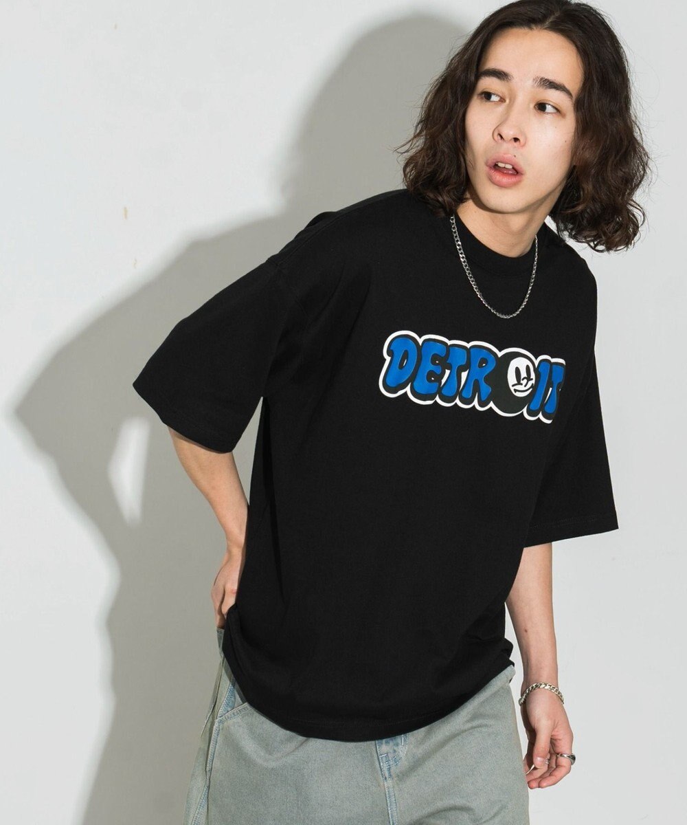 WEGO 【ユニセックス着用ITEM/ネックレス付き】アクセ付きグラフィックT（S） 