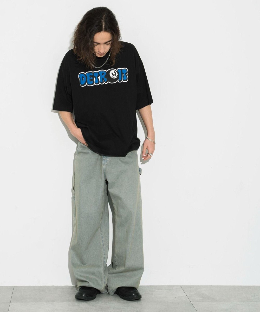 WEGO 【ユニセックス着用ITEM/ネックレス付き】アクセ付きグラフィックT（S） 