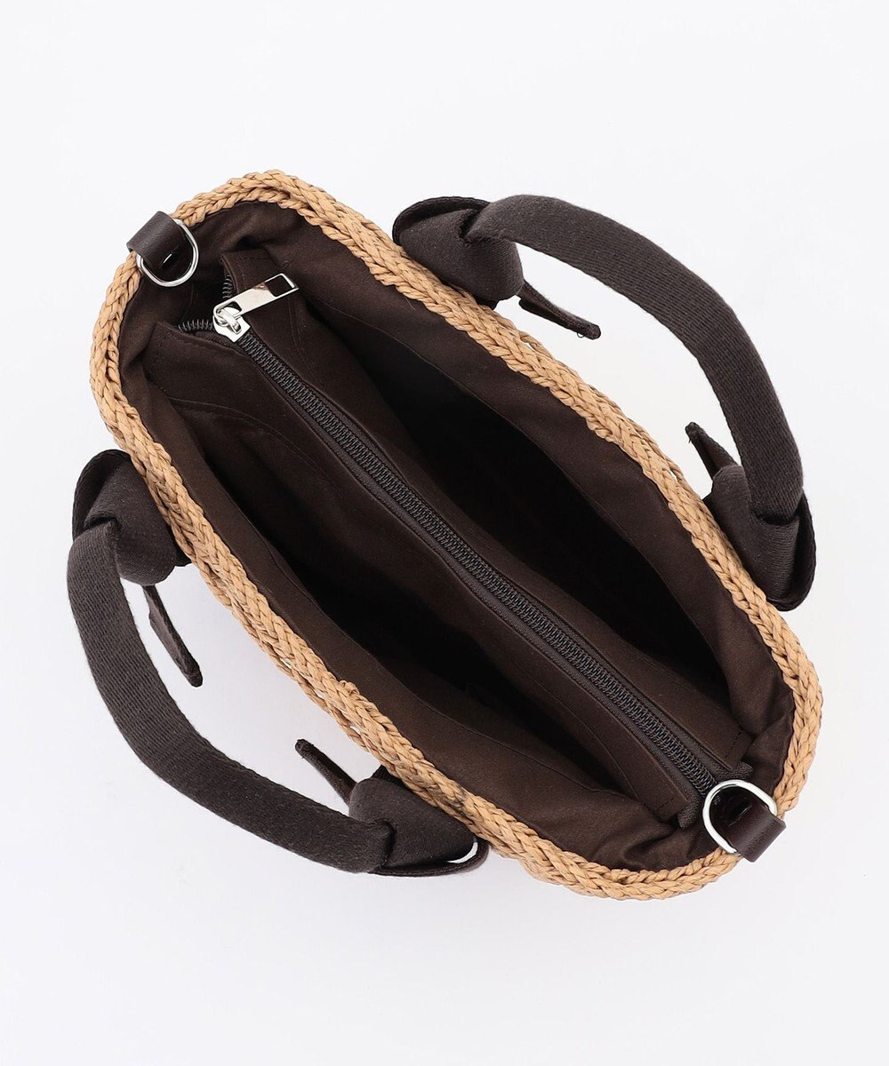 LA BAGAGERIE 【MONICA】リボンハンドル2WAYかごバッグ 