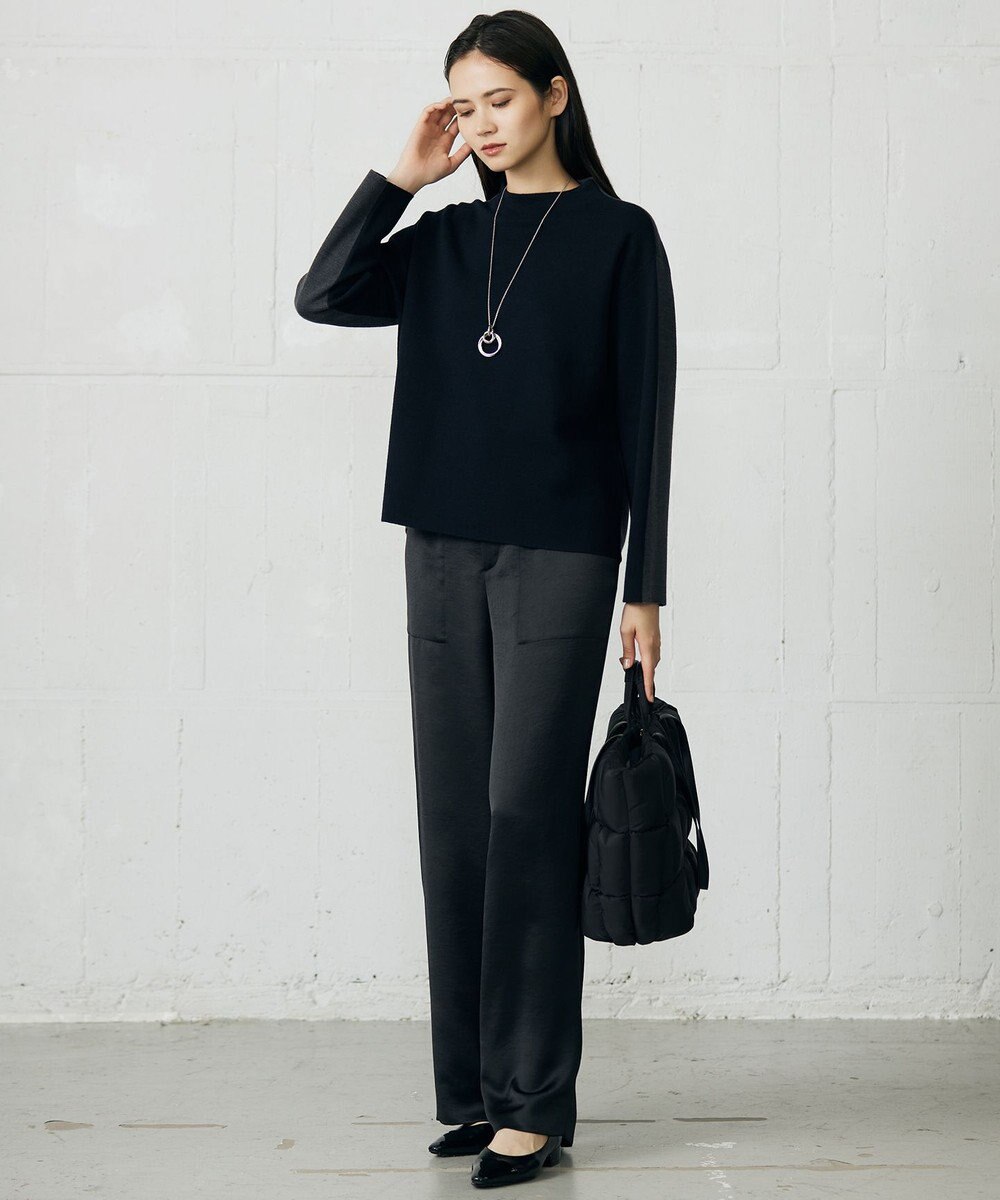 自由区 【カタログ掲載】ドレーピーサテンベイカー パンツ 