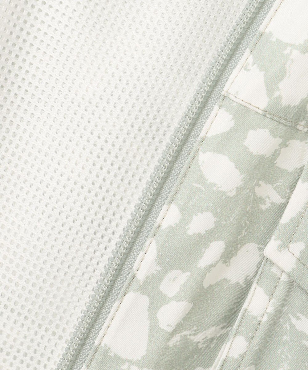 PW CIRCULUS 今が旬！【WOMEN】【洗える/ストレッチ】アニマルプリント ジップアップ フーデッド ブルゾン ゴルフウェア レディース 