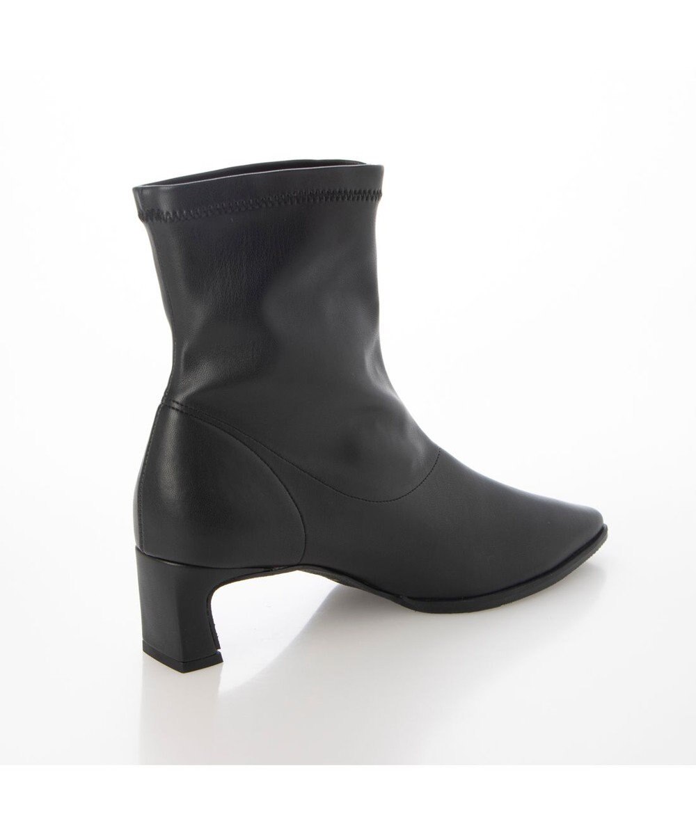 MODE ET JACOMO <carino>【レイン対応】フレアヒールストレッチブーツ 