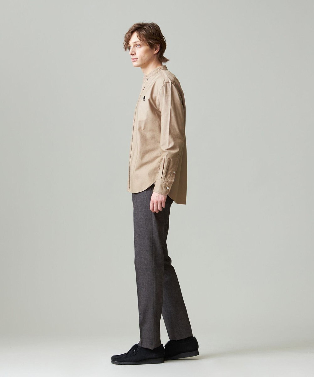 J.PRESS MEN 【大人気バックブル】バンドカラー オックスフォードガーメントダイシャツ 