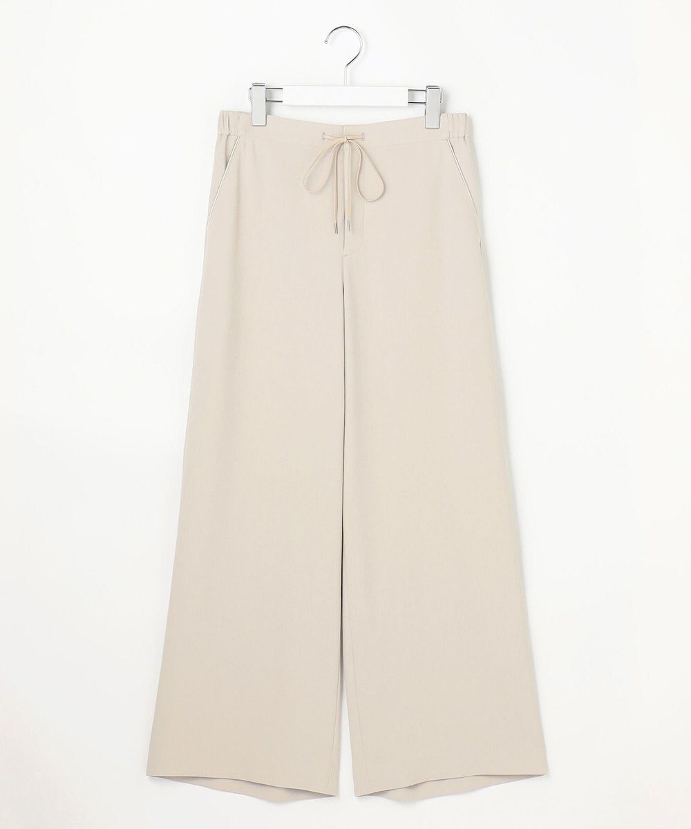 J.PRESS LADIES L 【セットアップ対応】Light ジョーゼット ワイド イージーパンツ 