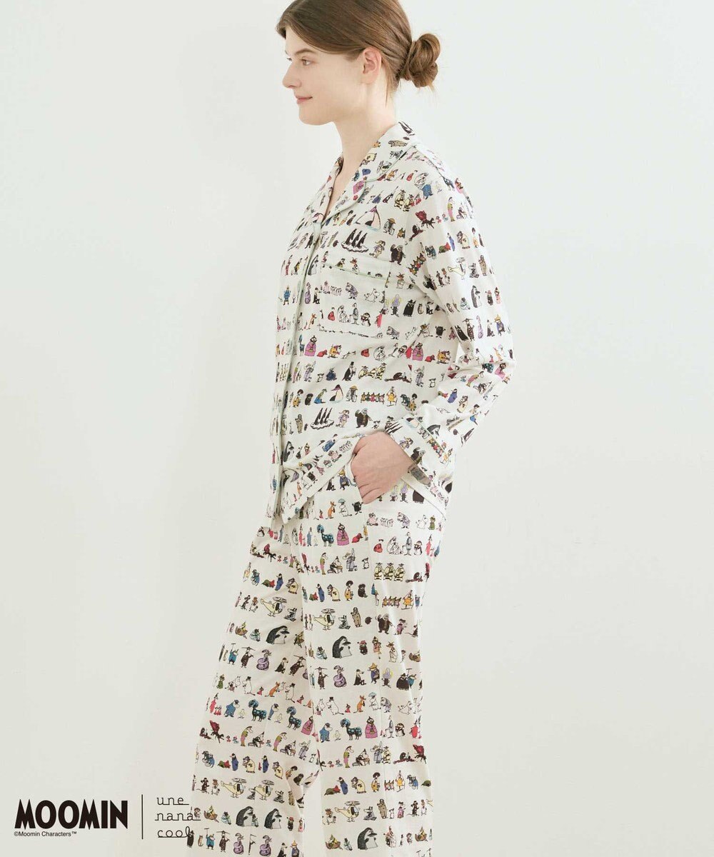une nana cool 【ムーミン】【綿100%】 MOOMIN * une nana cool  開襟パジャマ 