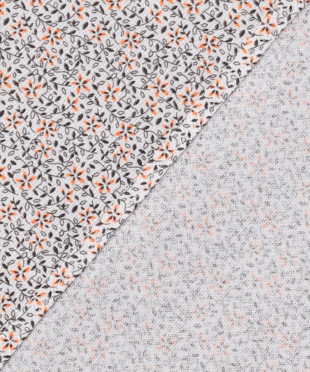 JOSEPH ABBOUD 【綿100％・ジャージー素材・ストレッチ】コンパクトジャージープリントシャツ 