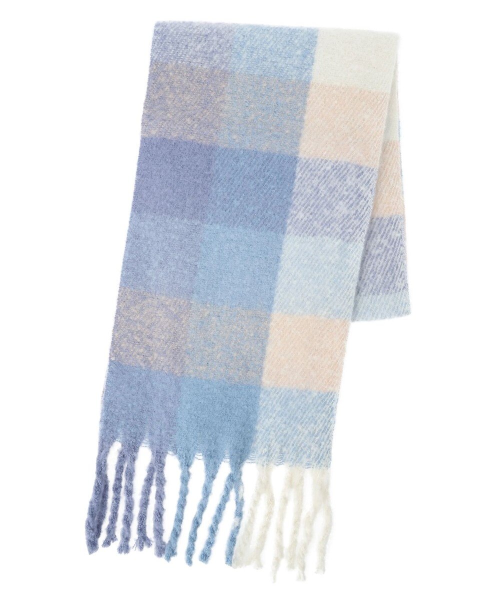 Green Parks チェックボリュームマフラー 