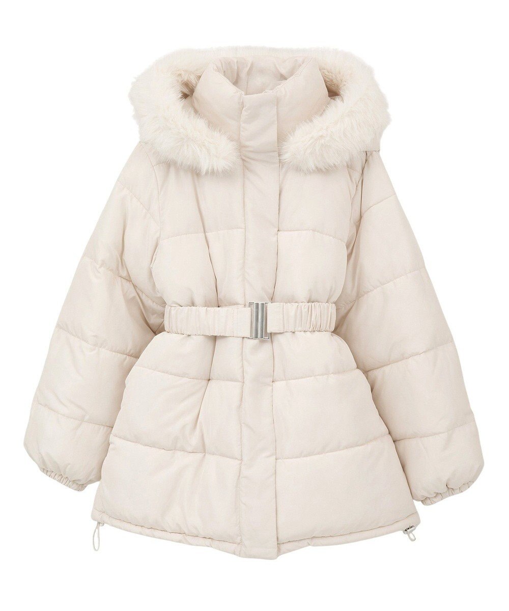 Green Parks ・ｓｗｉｎｇ　ｂｙ　ファイバーダウンベルト付コート 