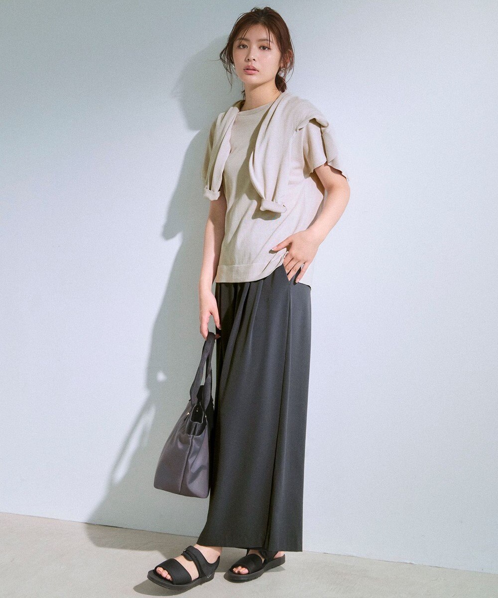 ANY L 【新色追加/吸水速乾/イージーケア/UVカット/接触冷感】さらさらDRYパンツ 