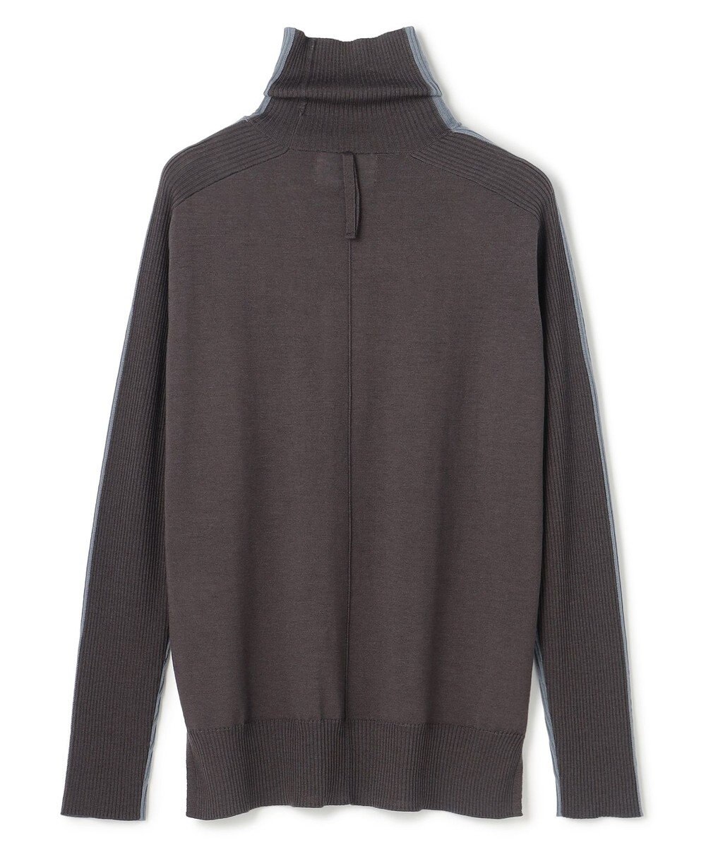 BEIGE， 【洗える・VERY NaVY12月号掲載】LA MONNAIE / バイカラーウールタートルニット 