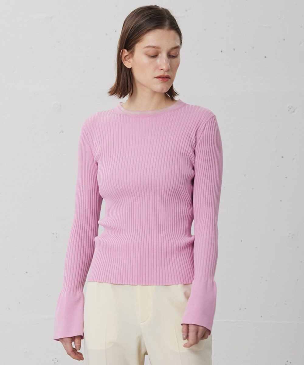 BEIGE， HANNA / リブニットトップス 