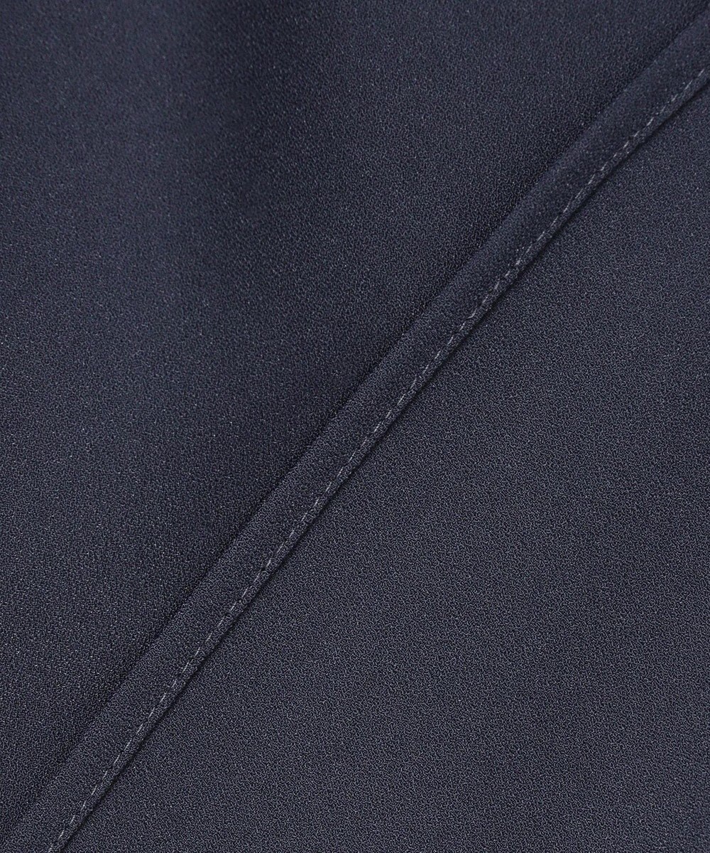 ICB 【UVカット・防シワ・洗える】ストレッチジョーゼット  レイヤードデザインブラウス 