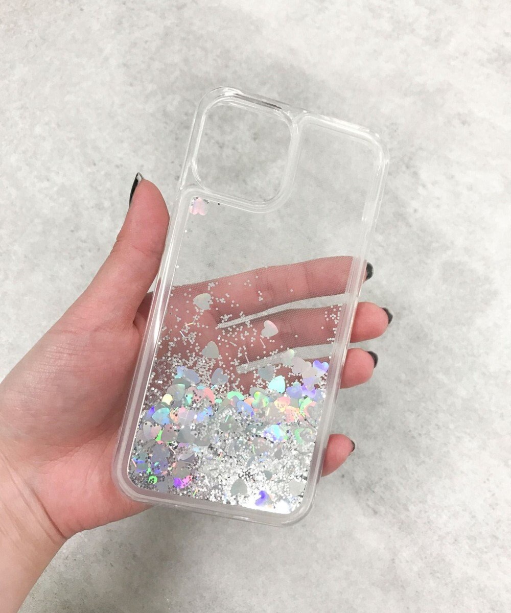 WEGO キラキラiphoneケース（シルバー） 