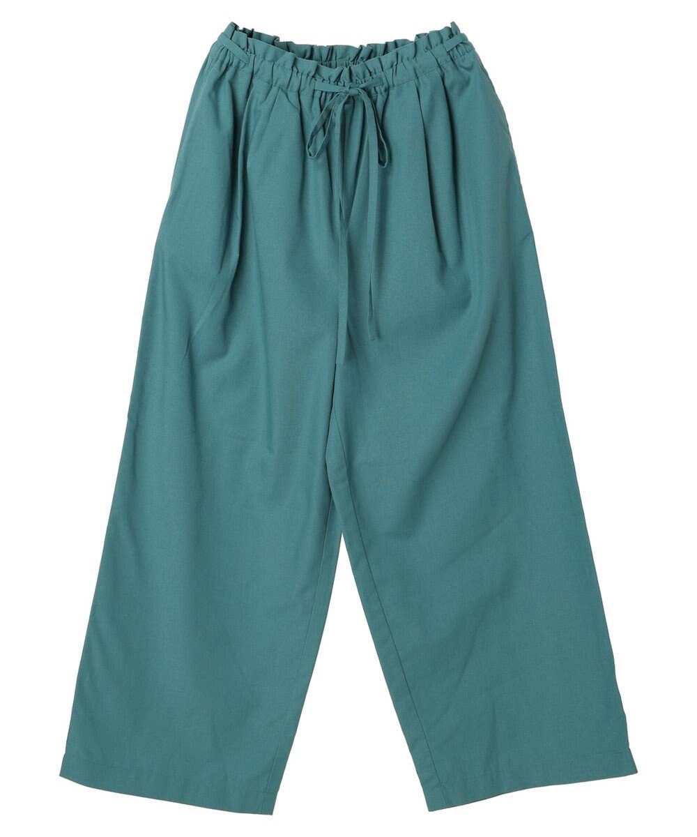 Green Parks 綿麻混バギーパンツ 