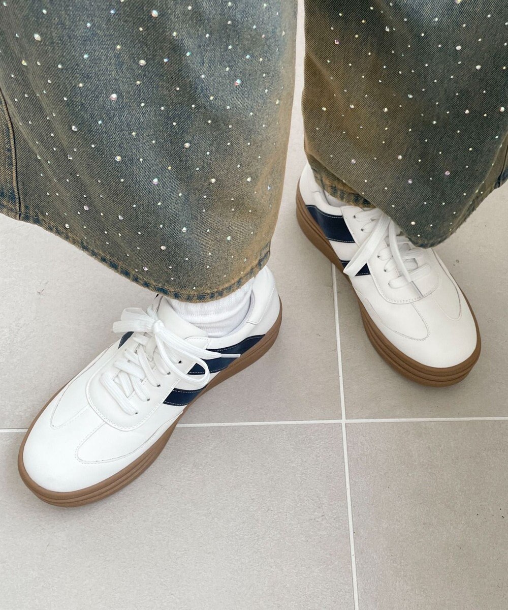 WEGO ローテクダブルラインスニーカー 