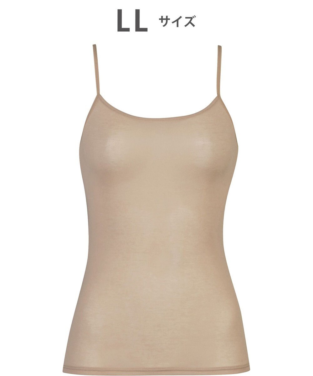 WACOAL インナー 【薄い、軽い、涼しい】 キャミソール 綿混素材 抗菌防臭 吸汗速乾性 通気性 背中高め 肌着 レディース CLA191 /ワコール 