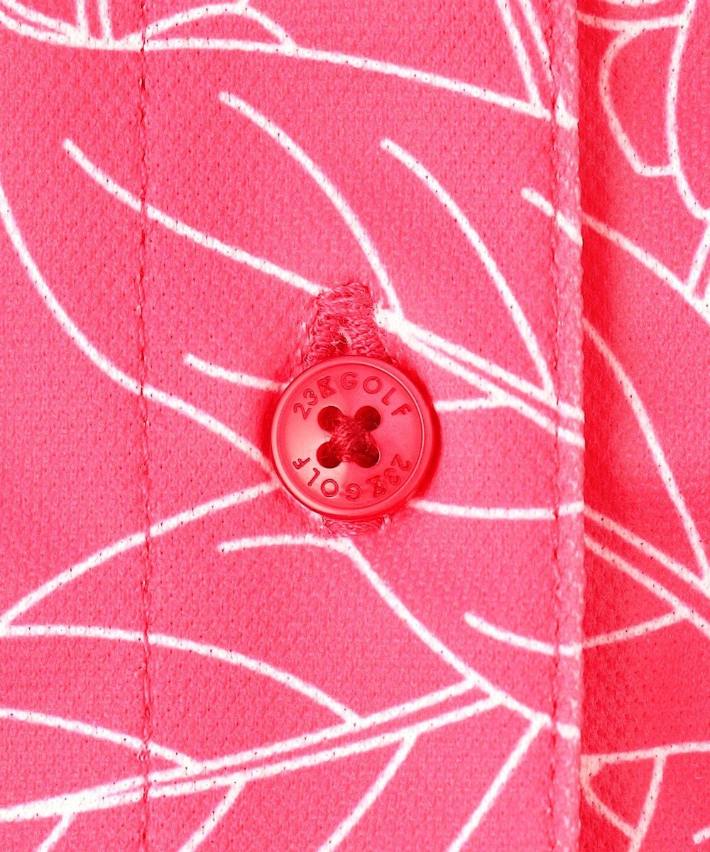 23区GOLF 【WOMEN】遮熱エイトムーブ リーフポロシャツ 