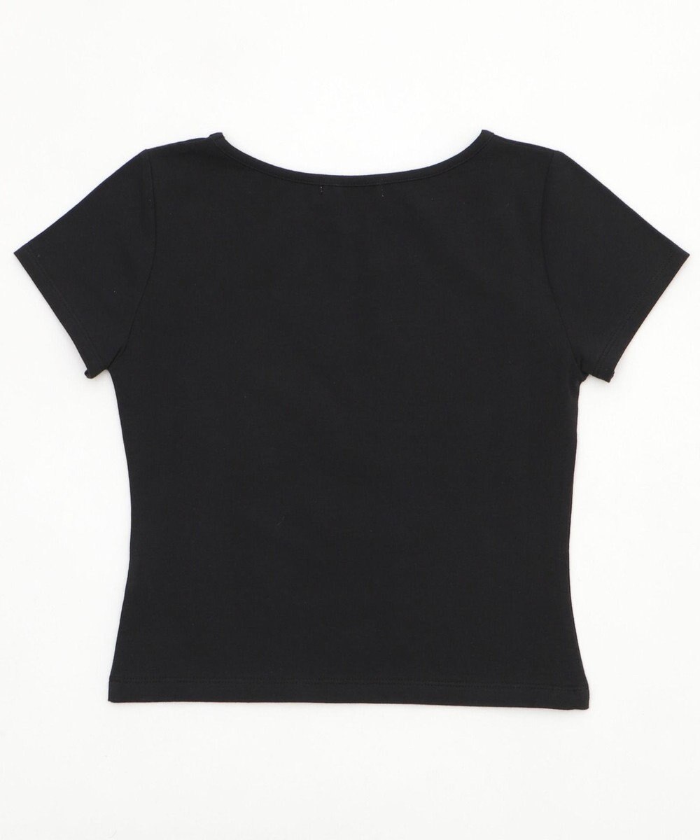 WEGO ラインストーンハートグラフィックちびT 