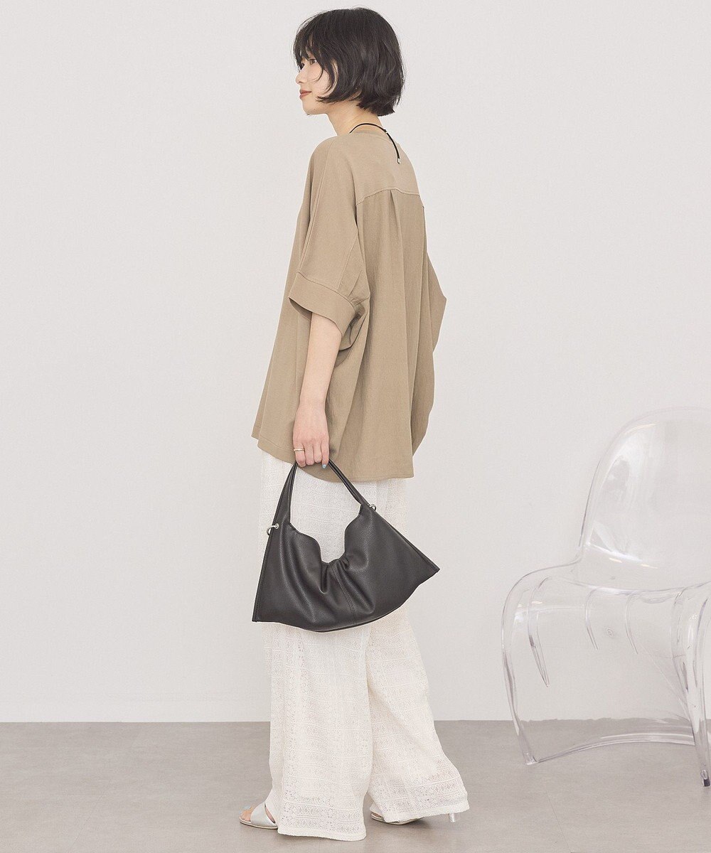 AMERICAN HOLIC 異素材コクーンプルオーバー 