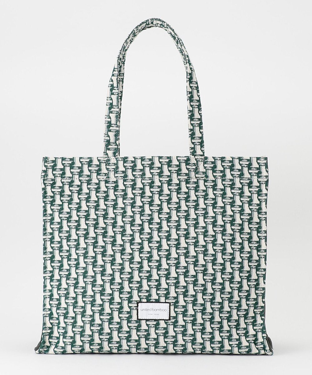 united bamboo ジャカードトートバッグ 