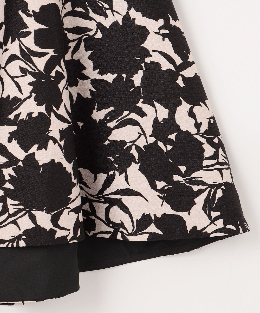 自由区 【Premium Collection】シャドウフラワープリント スカート 