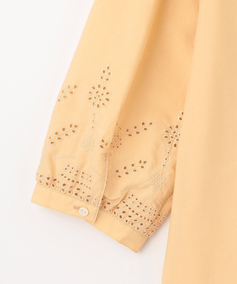 J.PRESS LADIES 【WEB限定カラーあり・洗える】セルロース刺繍 ブラウス 