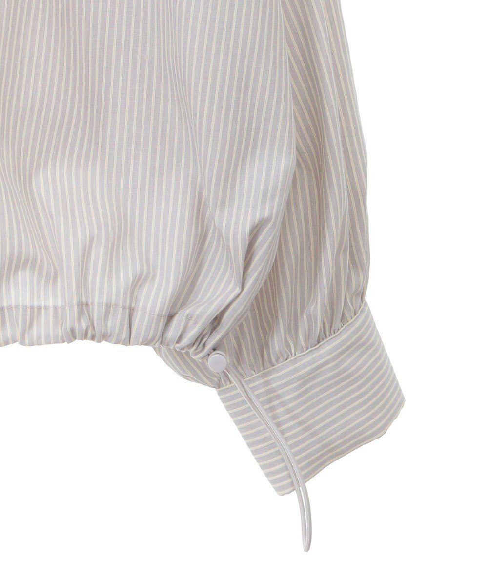 Green Parks イージーケア裾ドロストシャツ 