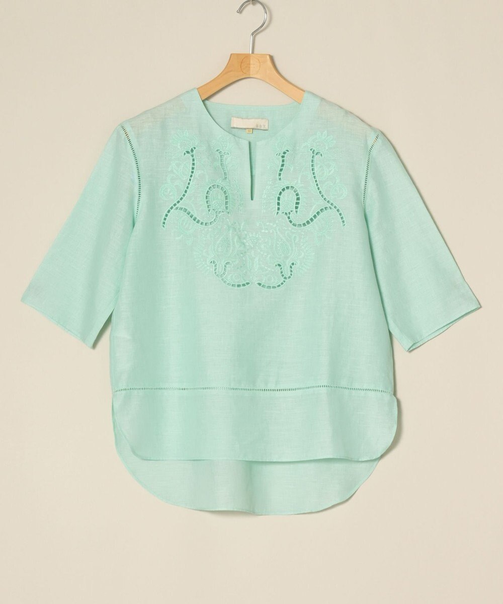 ONWARD Reuse Park セット商品/サイズL【UNFILO】ニット春夏×【自由区】ブラウス春夏 