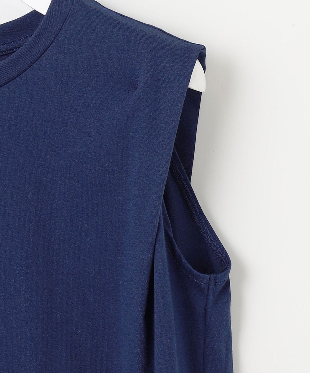 UNFILO 【吸水速乾/マシンウォッシャブル】ショルダータック カットソー 