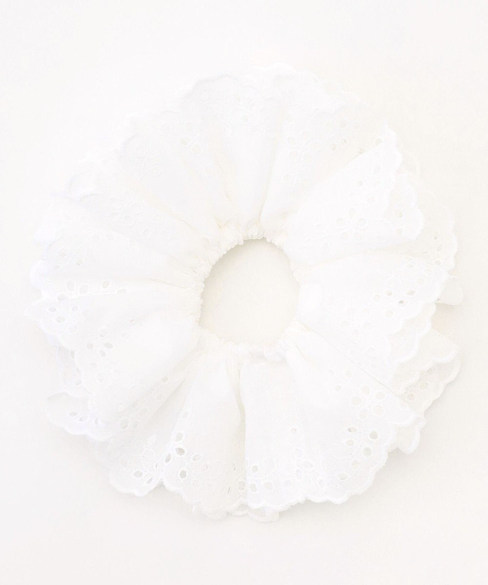 組曲 ダブルフリルレースシュシュ 