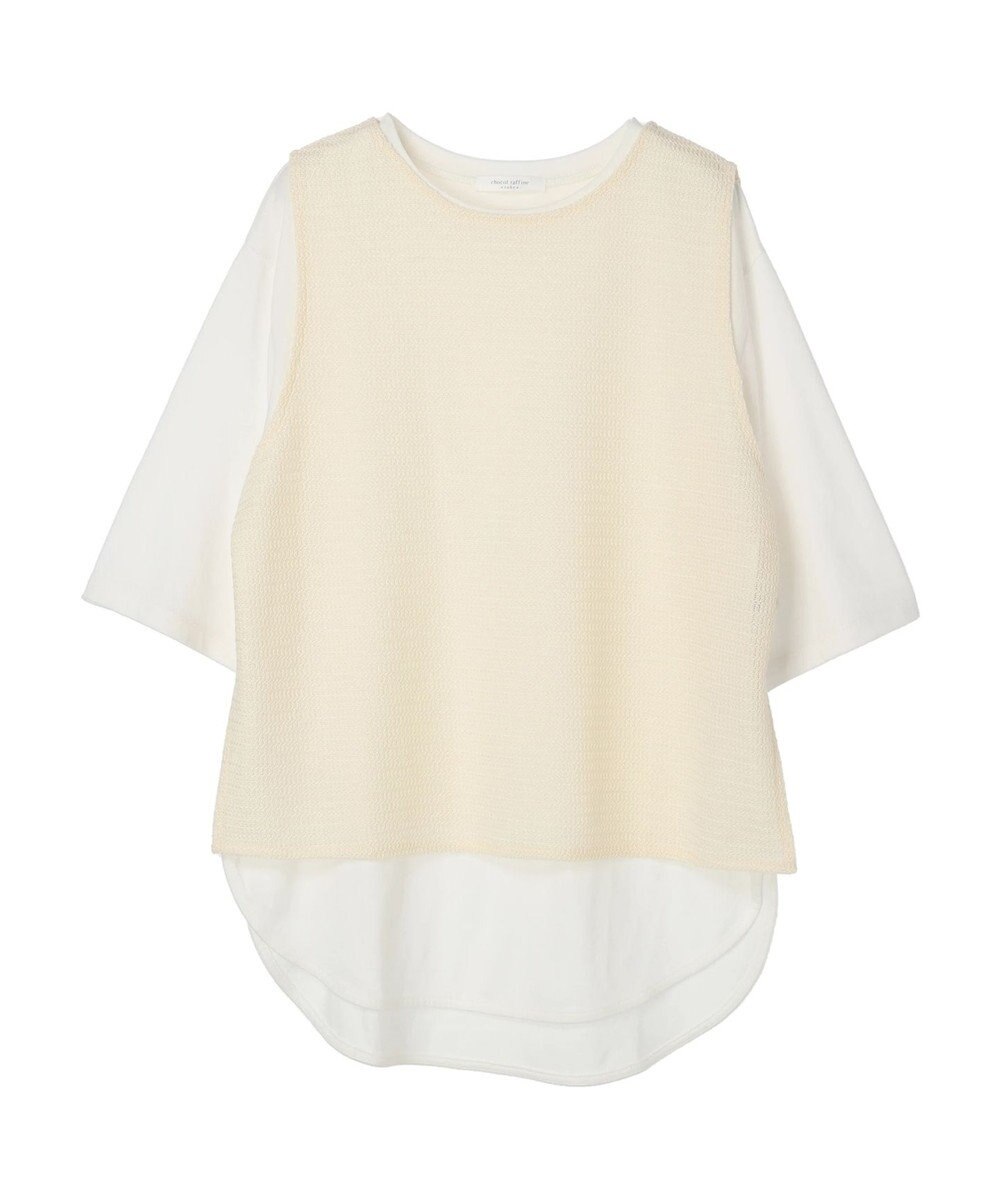 Green Parks ＳＥＴ２点　メッシュベスト＋半袖カットチュニック 