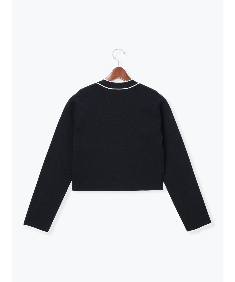 Te chichi ミラノリブ配色ラインカーディガン 