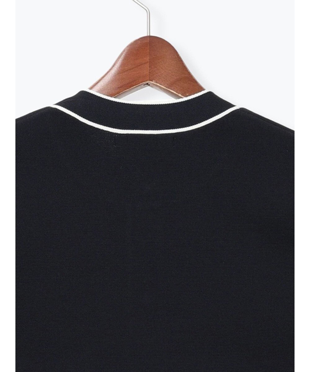 Te chichi ミラノリブ配色ラインカーディガン 